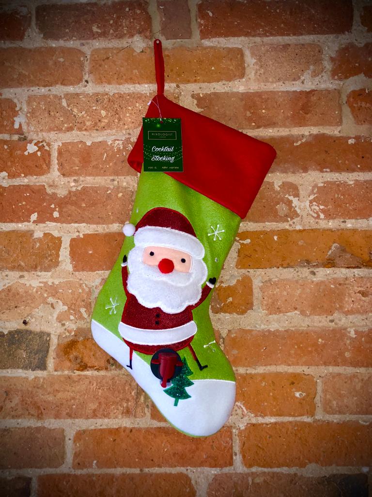 Santa Cocktail Stocking 1L