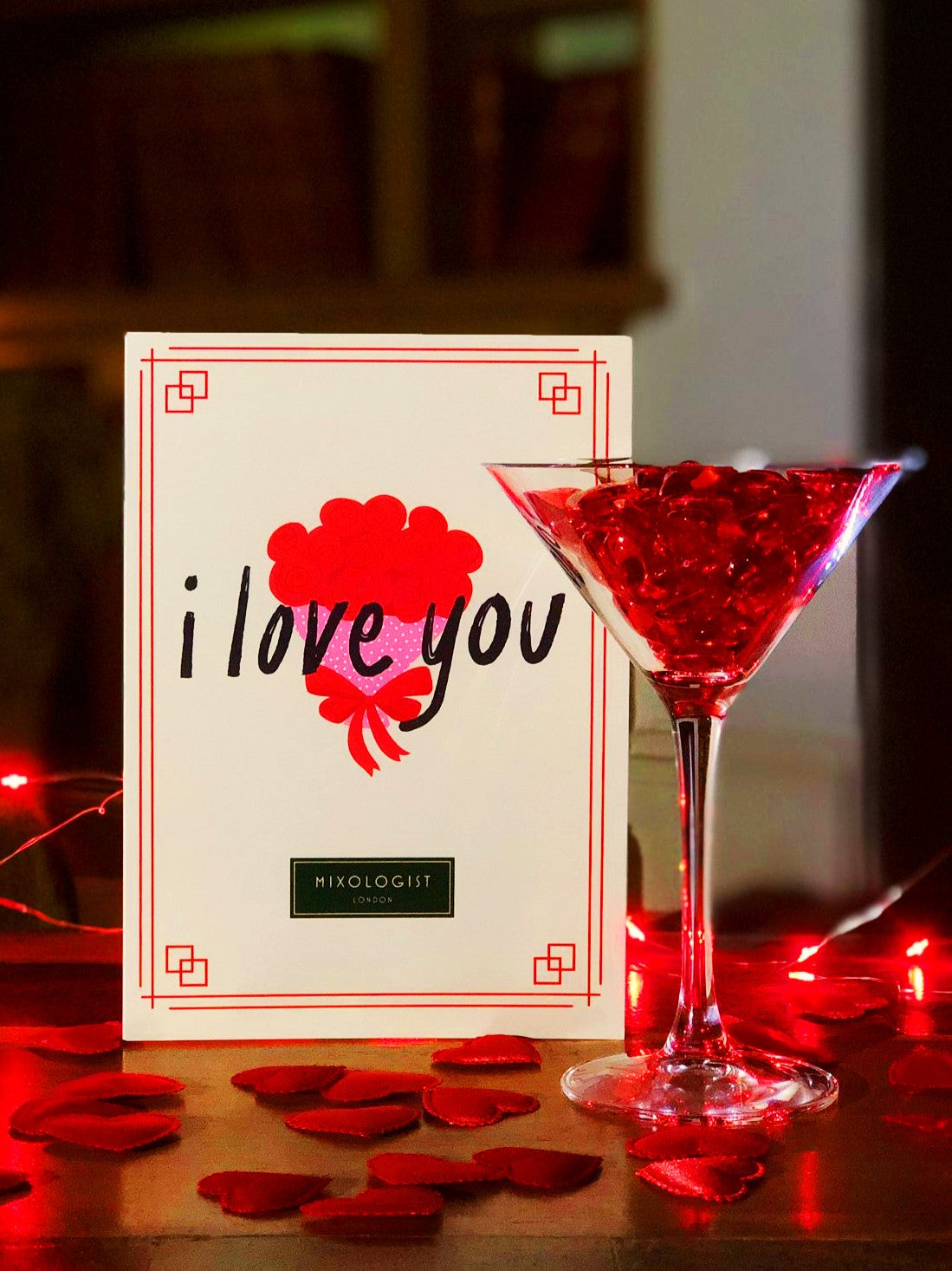 "I Love You" Valentine's Day Cardtail 100ml